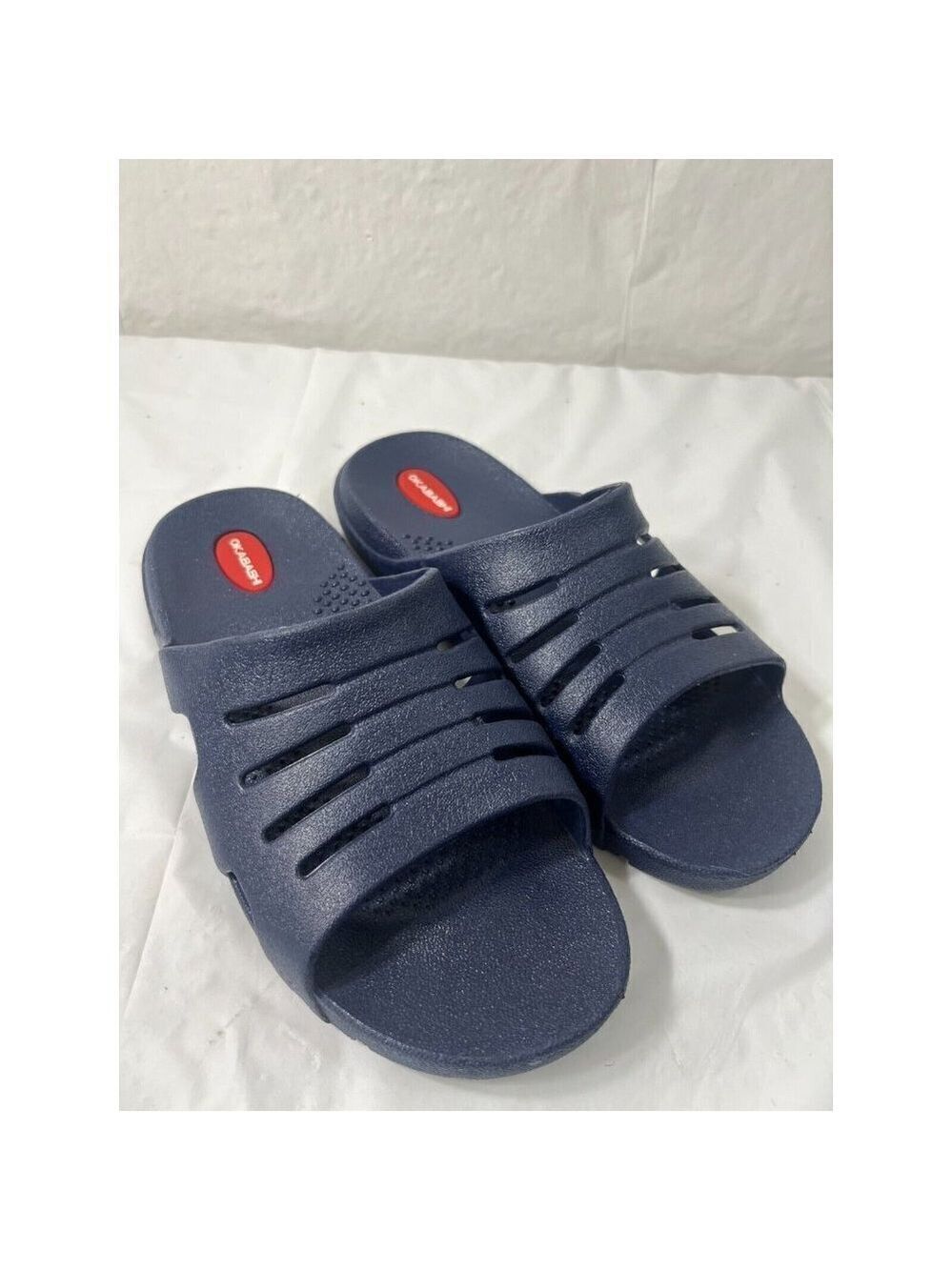 Okabashi Sandals Slip On Navy Blue woman's size 9.5-10.5 mens size 8-8.5